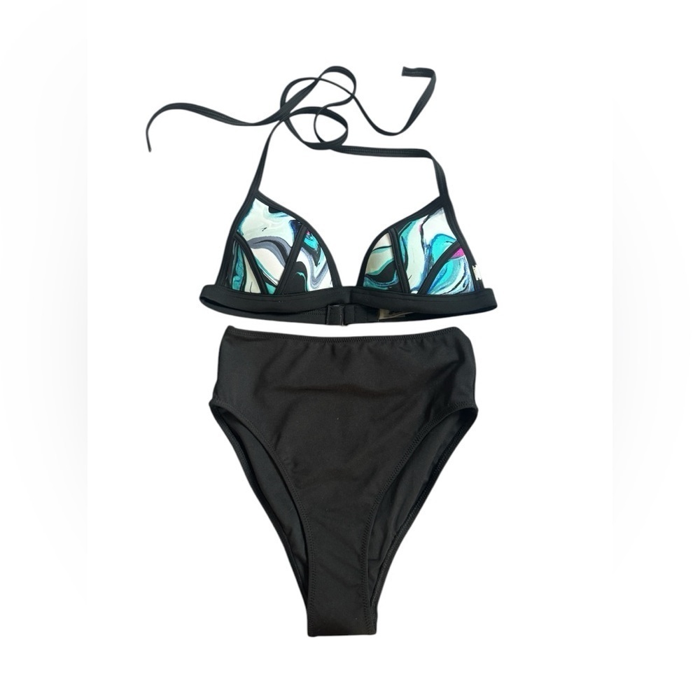 PINK Victoria’s Secret Triangle Bikini Top and Bottom Set Size XS